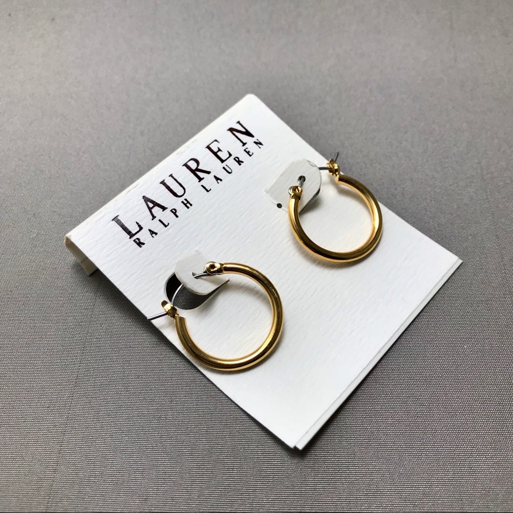 New Lauren by Ralph Lauren/Gold toned/Hoops/ C4-04